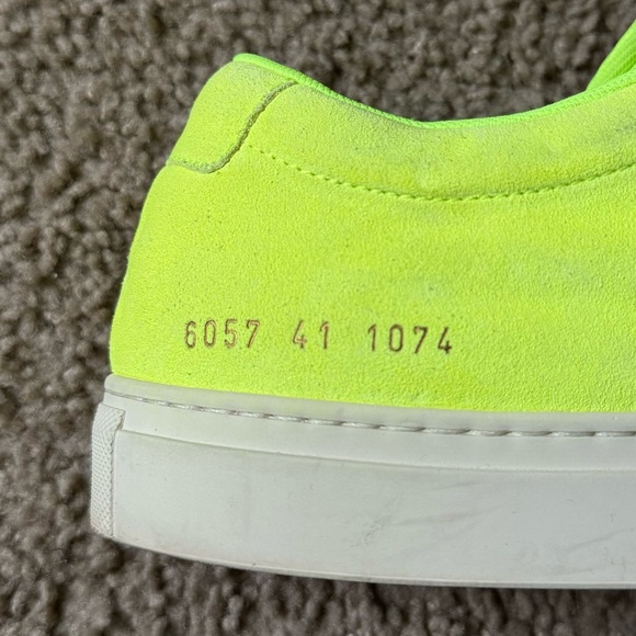 Common Projects Achilles Fluo Suede Sneakers - Picture 8 of 11